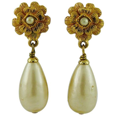 chanel camellia jewelry|vintage chanel camellia pearl earring.